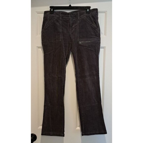 The North Face Pants Women's 8 Grey Corduroy Low Rise Hiking Trail Pants - Picture 1 of 13